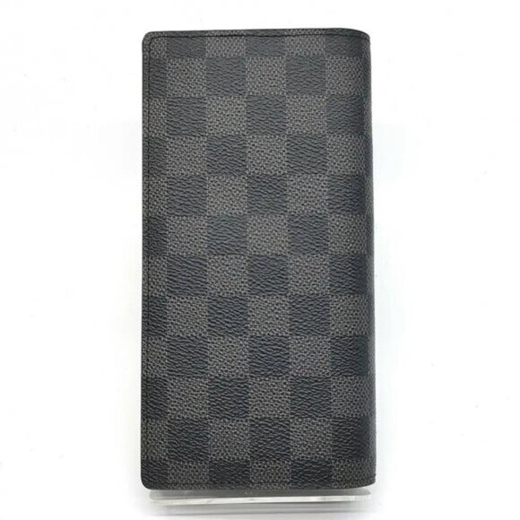 Louis Vuitton Portefeuille Brazza Grapite Long Wallet 213-082525 - Picture 1 of 9